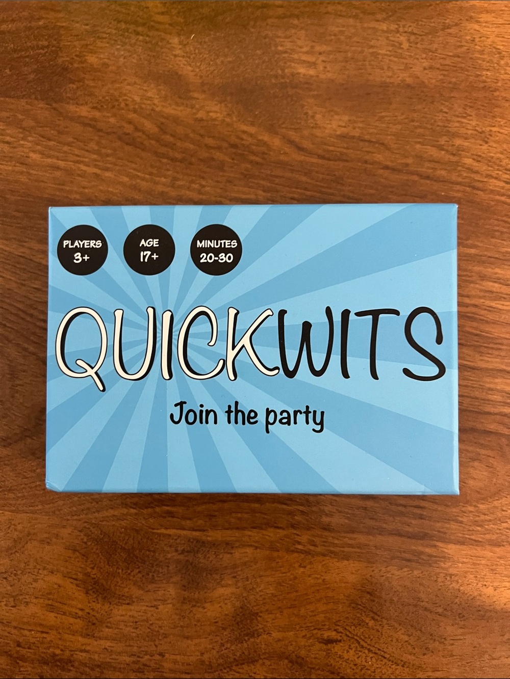 Party Card Game - Blue